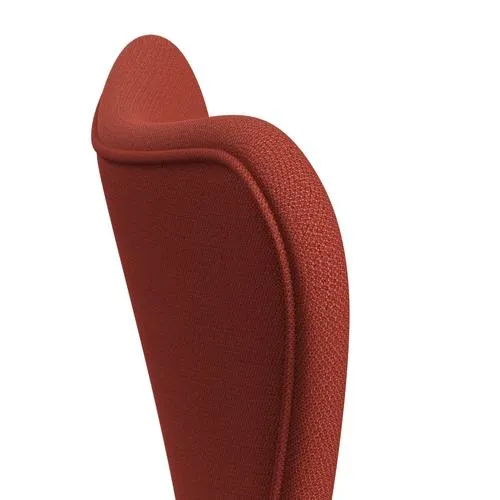 Fritz Hansen Series 7™ Chair Full Upholstery, Silver Grey/Capture Orange Dark