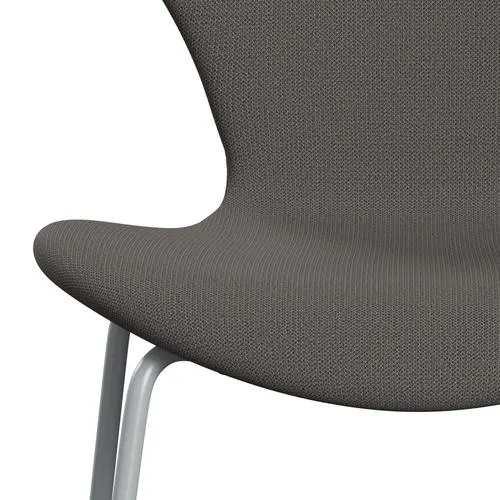 Fritz Hansen Series 7™ Chair Full Upholstery, Silver Grey/Capture Warm Dark Grey