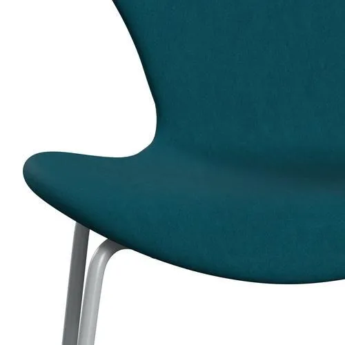 Fritz Hansen Series 7™ Chair Full Upholstery, Silver Grey/Comfort Green/Blue