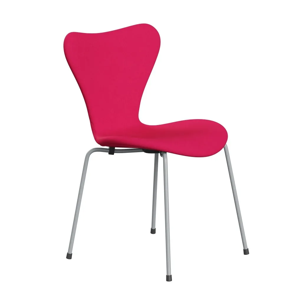 Fritz Hansen Series 7™ Chair Full Upholstery, Silver Grey/Comfort Pink