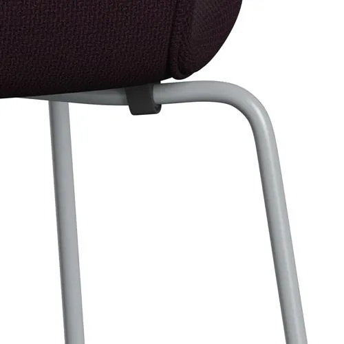 Fritz Hansen Series 7™ Chair Full Upholstery, Silver Grey/Diablo Plum