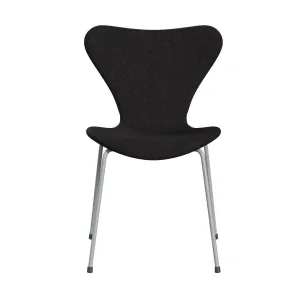 Fritz Hansen Series 7™ Chair Full Upholstery, Silver Grey/Divina Md Dark Grey