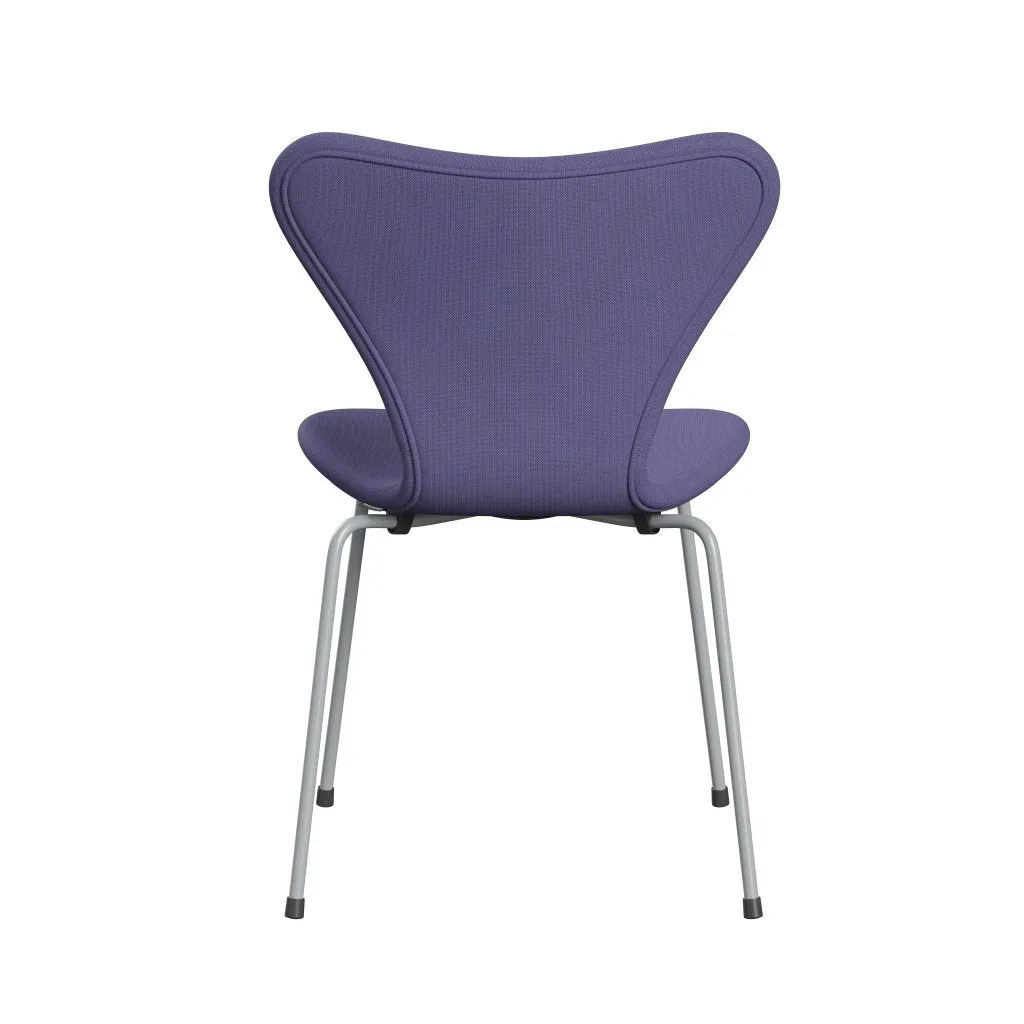 Fritz Hansen Series 7™ Chair Full Upholstery, Silver Grey/Fame Blue Violet