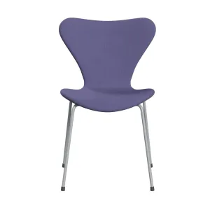 Fritz Hansen Series 7™ Chair Full Upholstery, Silver Grey/Fame Blue Violet