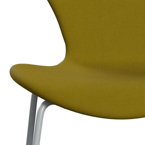 Fritz Hansen Series 7™ Chair Full Upholstery, Silver Grey/Fame Olive Green