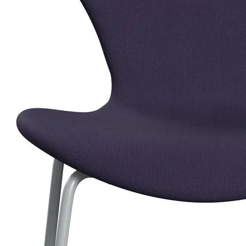 Fritz Hansen Series 7™ Chair Full Upholstery, Silver Grey/Fame Violet Dark
