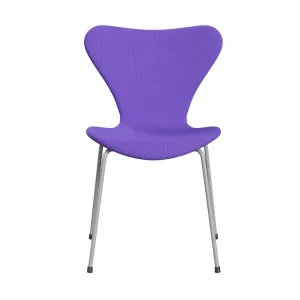 Fritz Hansen Series 7™ Chair Full Upholstery, Silver Grey/Fame Violet Light