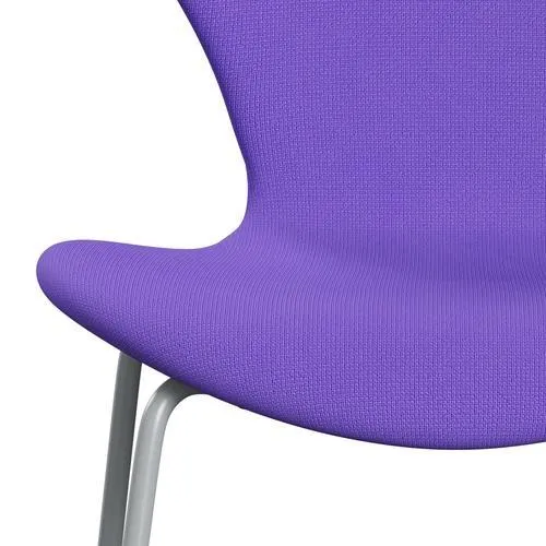 Fritz Hansen Series 7™ Chair Full Upholstery, Silver Grey/Fame Violet Light