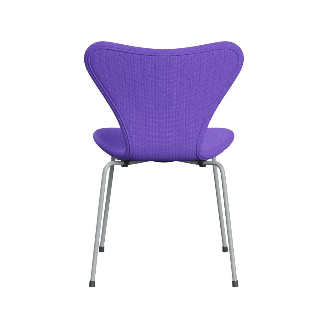 Fritz Hansen Series 7™ Chair Full Upholstery, Silver Grey/Fame Violet Light