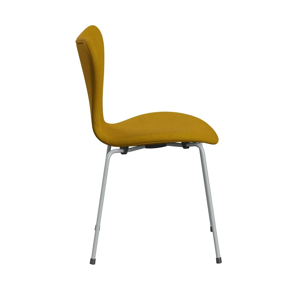 Fritz Hansen Series 7™ Chair Full Upholstery, Silver Grey/Hallingdal Mustard