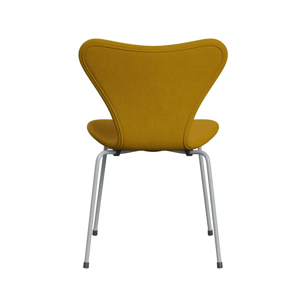 Fritz Hansen Series 7™ Chair Full Upholstery, Silver Grey/Hallingdal Mustard