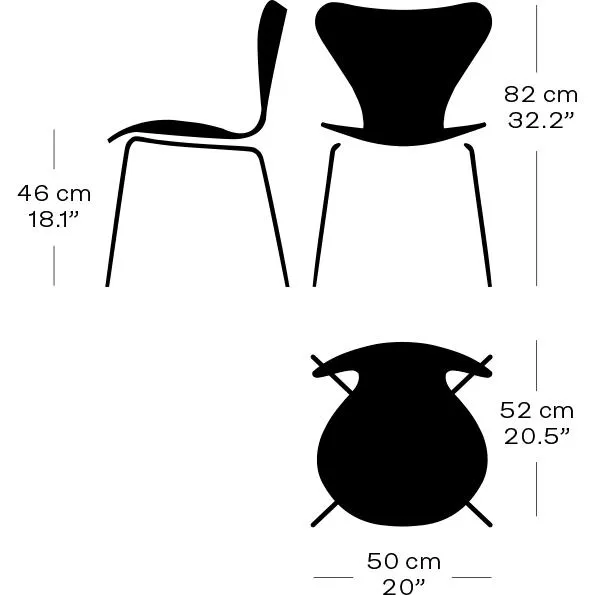 Fritz Hansen Series 7™ Chair Full Upholstery, Silver Grey/Hallingdal Mustard