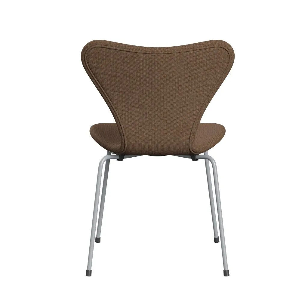 Fritz Hansen Series 7™ Chair Full Upholstery, Silver Grey/Re Wool Brown/Natural