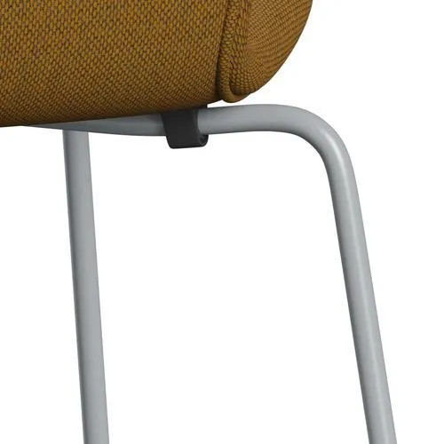 Fritz Hansen Series 7™ Chair Full Upholstery, Silver Grey/Re Wool Saffron/Natural