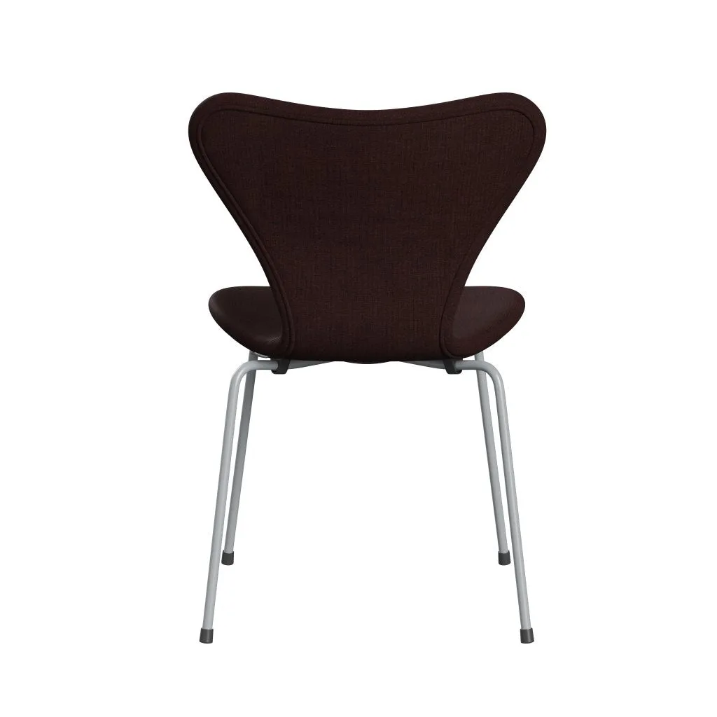 Fritz Hansen Series 7™ Chair Full Upholstery, Silver Grey/Remix Aubergine (Rem373)