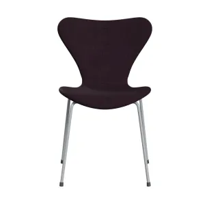 Fritz Hansen Series 7™ Chair Full Upholstery, Silver Grey/Remix Aubergine (Rem692)