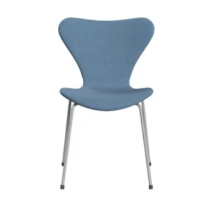 Fritz Hansen Series 7™ Chair Full Upholstery, Silver Grey/Remix Blue (Rem816)