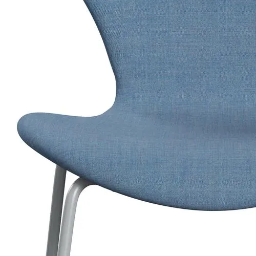Fritz Hansen Series 7™ Chair Full Upholstery, Silver Grey/Remix Blue (Rem816)