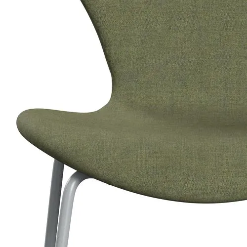 Fritz Hansen Series 7™ Chair Full Upholstery, Silver Grey/Remix Green