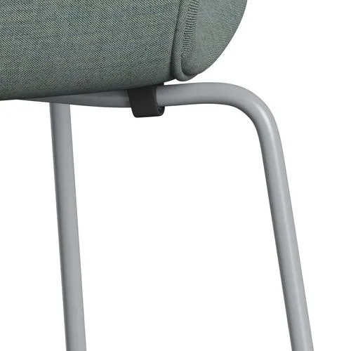Fritz Hansen Series 7™ Chair Full Upholstery, Silver Grey/Remix Green/Grey