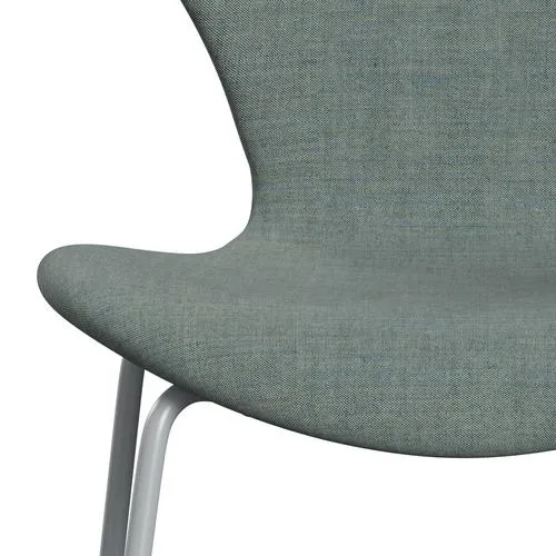 Fritz Hansen Series 7™ Chair Full Upholstery, Silver Grey/Remix Green/Grey
