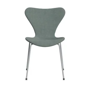 Fritz Hansen Series 7™ Chair Full Upholstery, Silver Grey/Remix Green/Grey