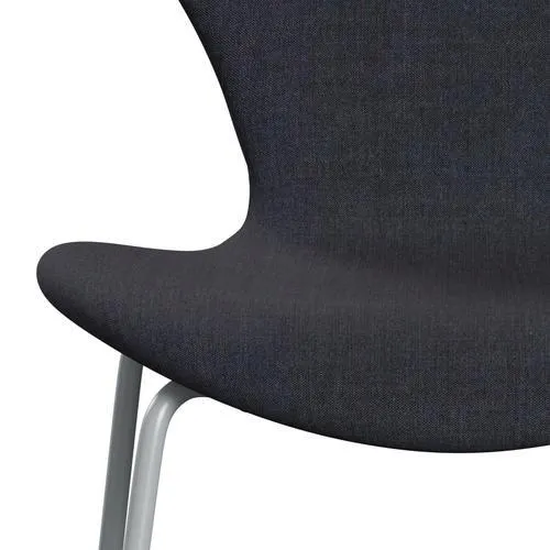 Fritz Hansen Series 7™ Chair Full Upholstery, Silver Grey/Remix Jeans Blue