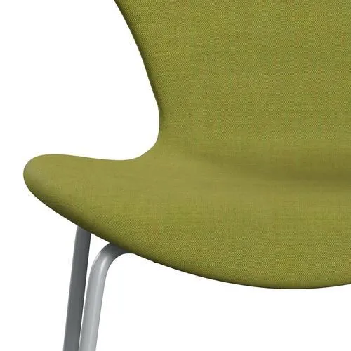 Fritz Hansen Series 7™ Chair Full Upholstery, Silver Grey/Remix Spring Green