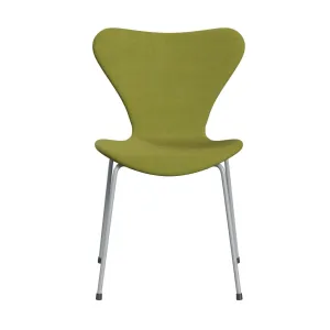 Fritz Hansen Series 7™ Chair Full Upholstery, Silver Grey/Remix Spring Green
