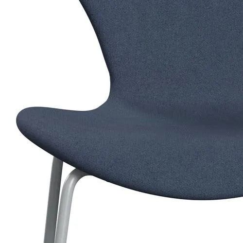 Fritz Hansen Series 7™ Chair Full Upholstery, Silver Grey/Tonus Grey Blue