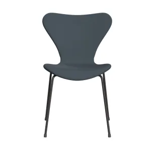 Fritz Hansen Series 7™ Chair Full Upholstery, Warm Graphite/Capture Petrol Blue
