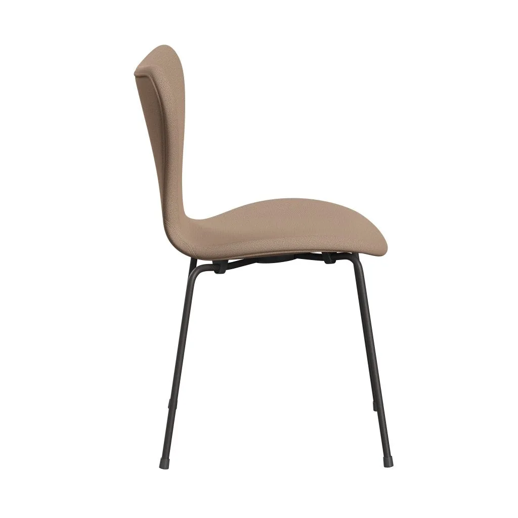 Fritz Hansen Series 7™ Chair Full Upholstery, Warm Graphite/Capture Pink Sand