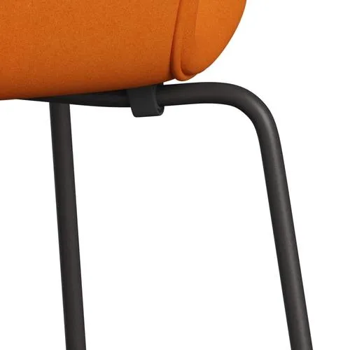 Fritz Hansen Series 7™ Chair Full Upholstery, Warm Graphite/Divina Orange (Div444)