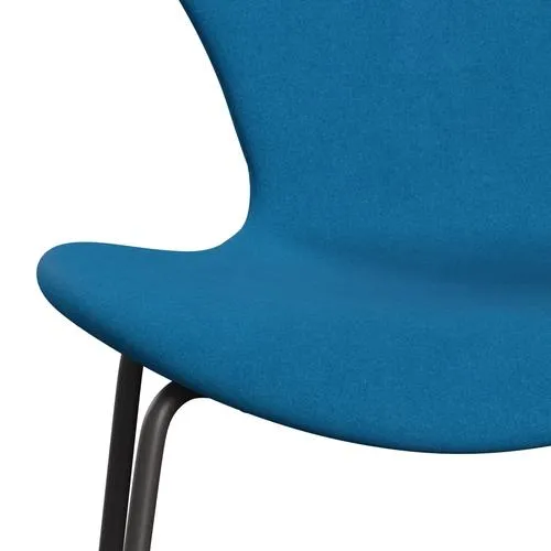 Fritz Hansen Series 7™ Chair Full Upholstery, Warm Graphite/Divina Turquoise