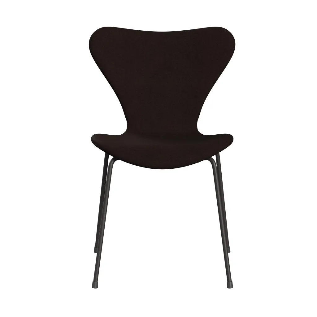 Fritz Hansen Series 7™ Chair Full Upholstery, Warm Graphite/Divina Warm Brown