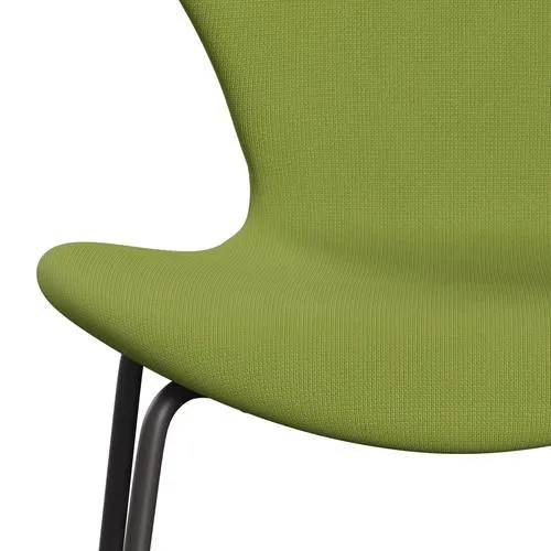 Fritz Hansen Series 7™ Chair Full Upholstery, Warm Graphite/Fame Light Grass Green