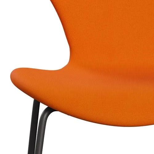 Fritz Hansen Series 7™ Chair Full Upholstery, Warm Graphite/Fame Orange (F63077)