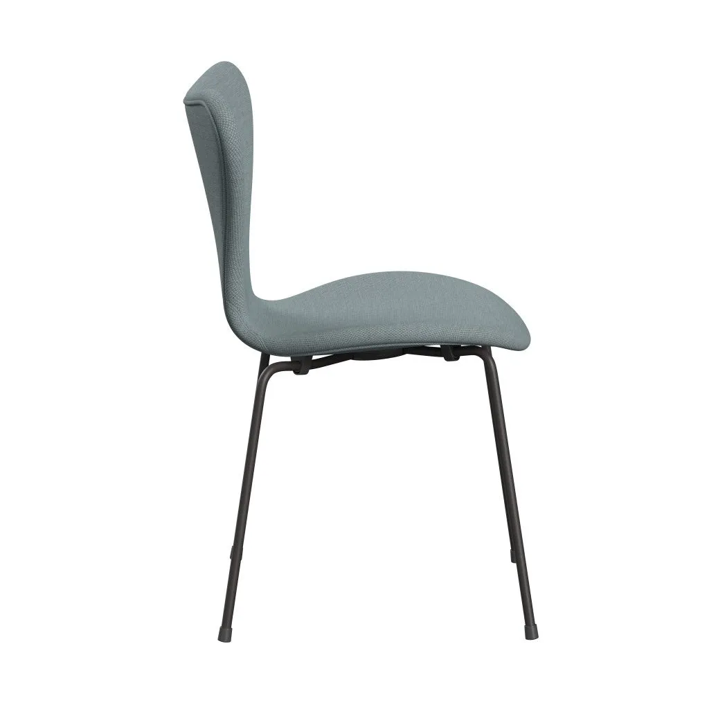 Fritz Hansen Series 7™ Chair Full Upholstery, Warm Graphite/Fiord Green/Blue/Stone
