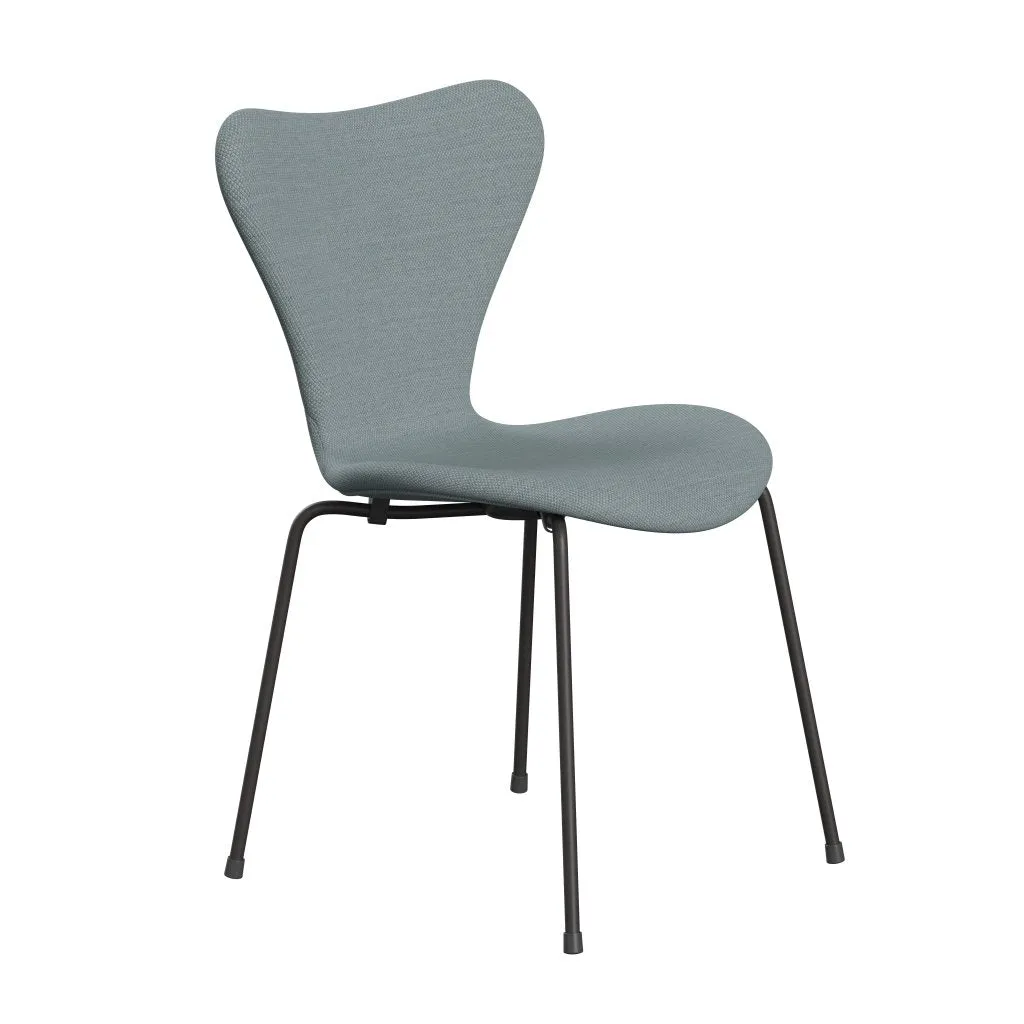 Fritz Hansen Series 7™ Chair Full Upholstery, Warm Graphite/Fiord Green/Blue/Stone