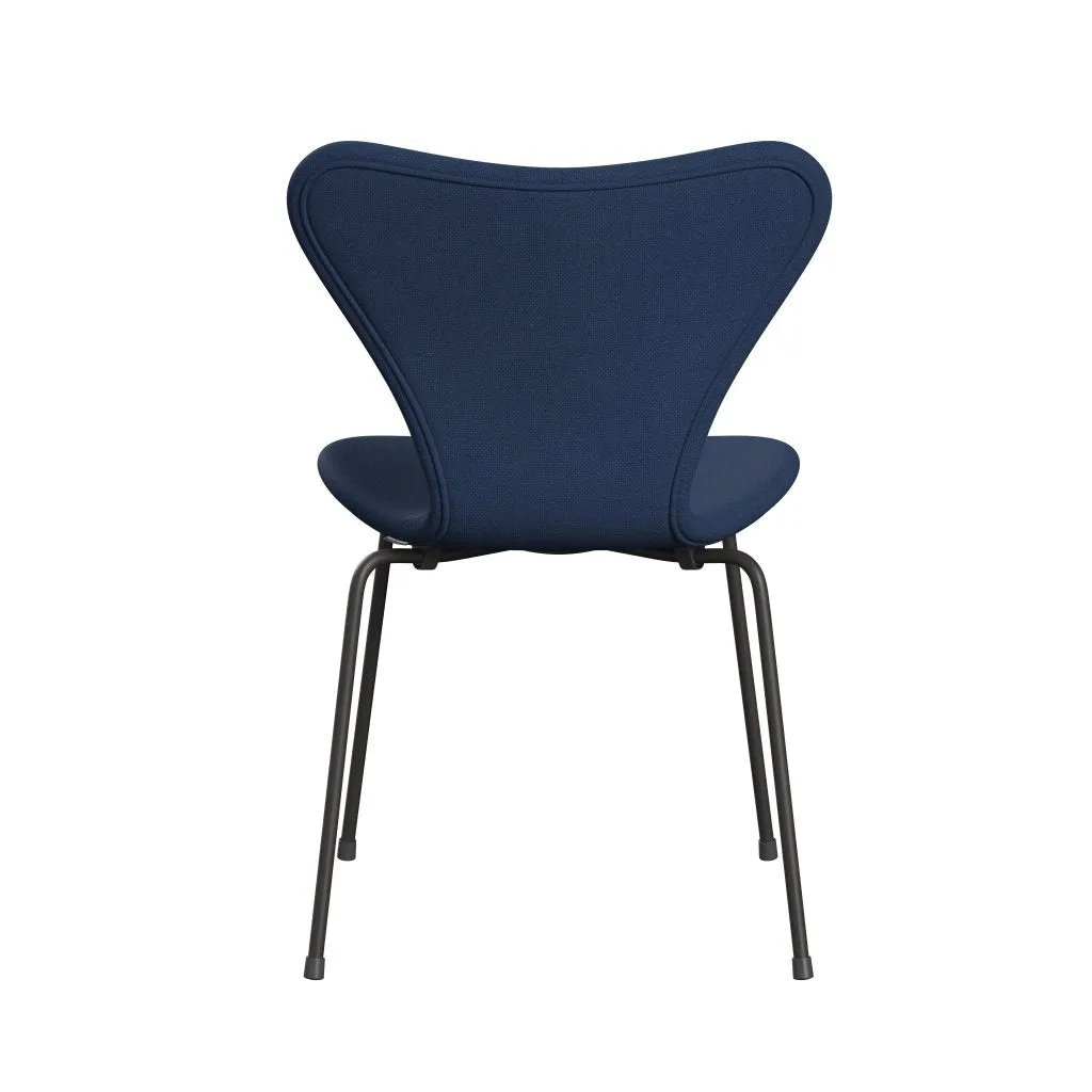 Fritz Hansen Series 7™ Chair Full Upholstery, Warm Graphite/Fiord Medium Blue/Medium Blue