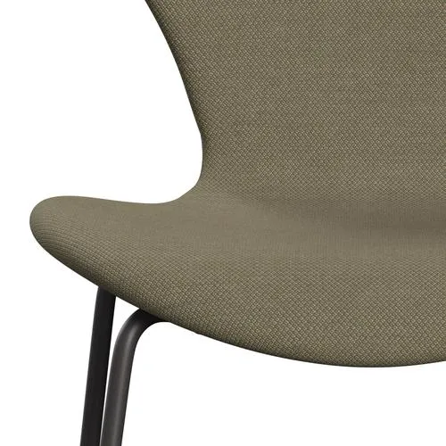 Fritz Hansen Series 7™ Chair Full Upholstery, Warm Graphite/Fiord Olive Green/Stone