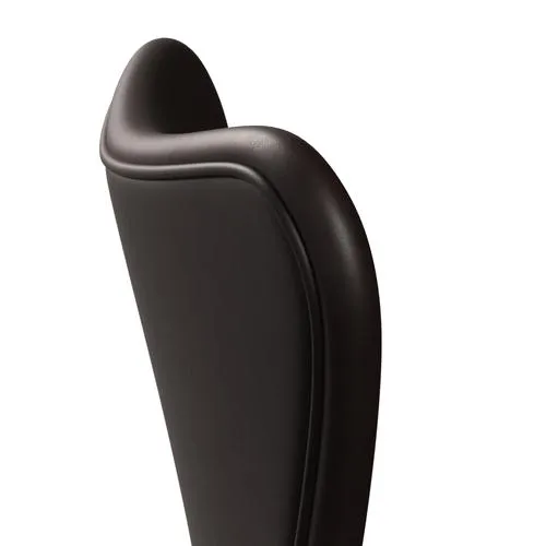 Fritz Hansen Series 7™ Chair Full Upholstery, Warm Graphite/Grace Dark Brown