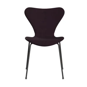 Fritz Hansen Series 7™ Chair Full Upholstery, Warm Graphite/Remix Aubergine (Rem692)