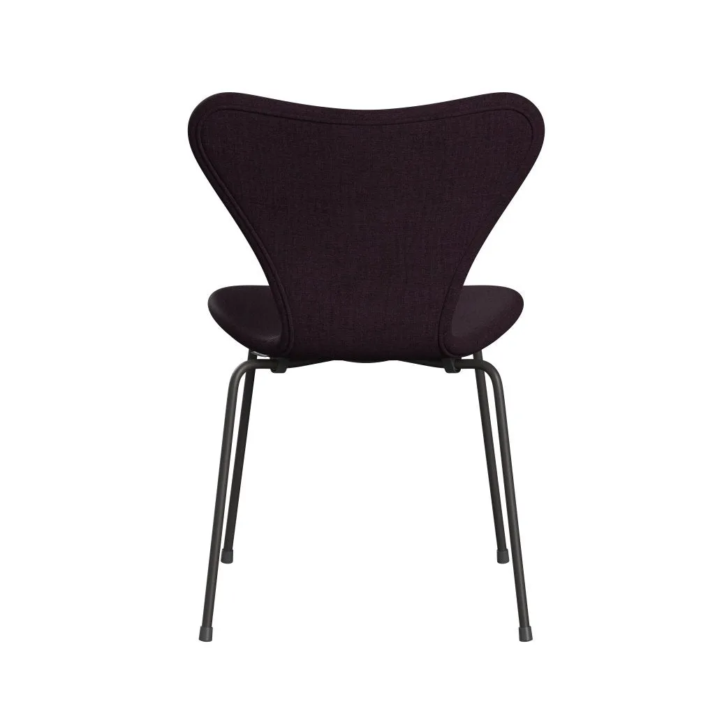 Fritz Hansen Series 7™ Chair Full Upholstery, Warm Graphite/Remix Aubergine (Rem692)