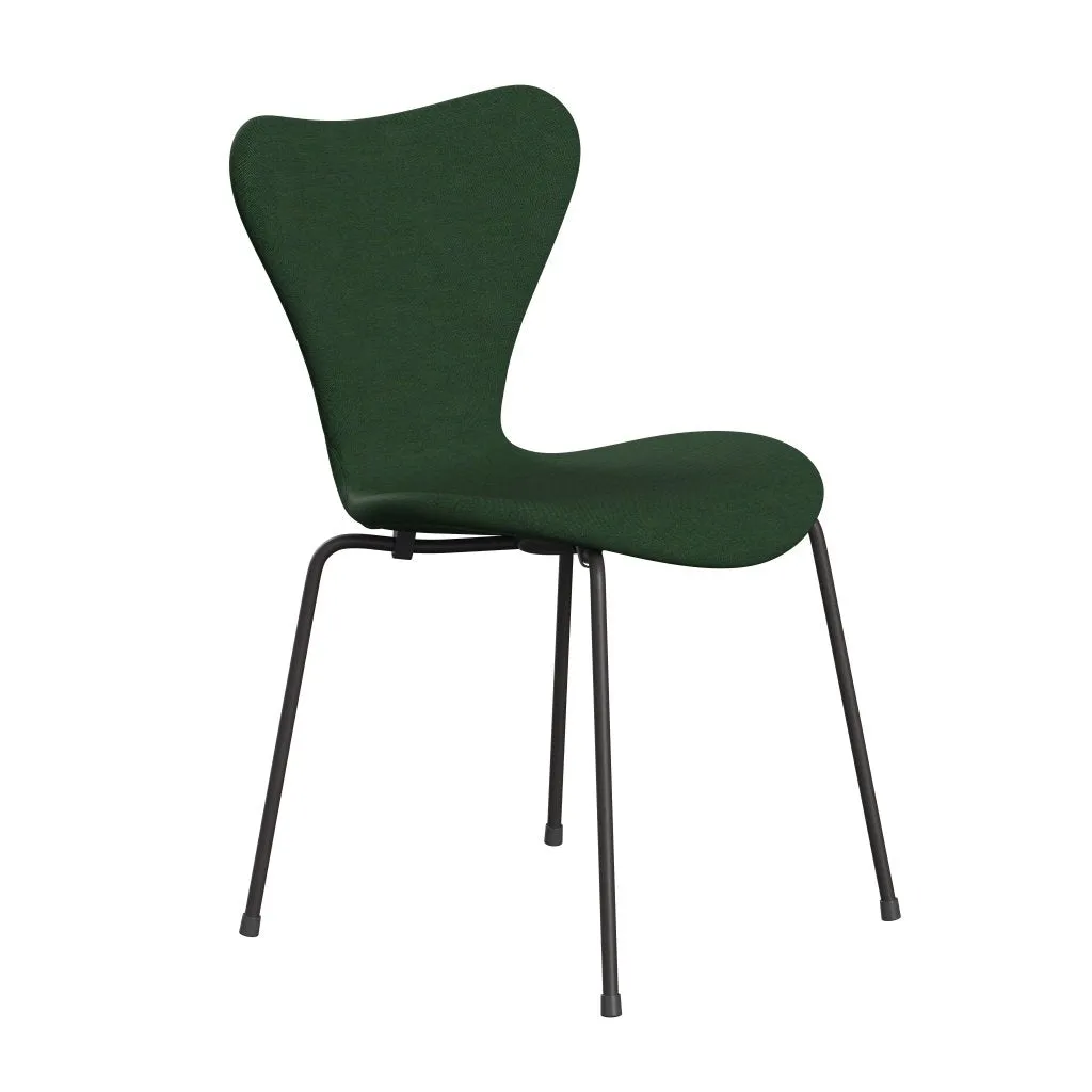 Fritz Hansen Series 7™ Chair Full Upholstery, Warm Graphite/Remix Grass Green