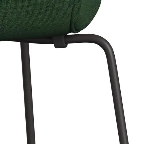 Fritz Hansen Series 7™ Chair Full Upholstery, Warm Graphite/Remix Grass Green