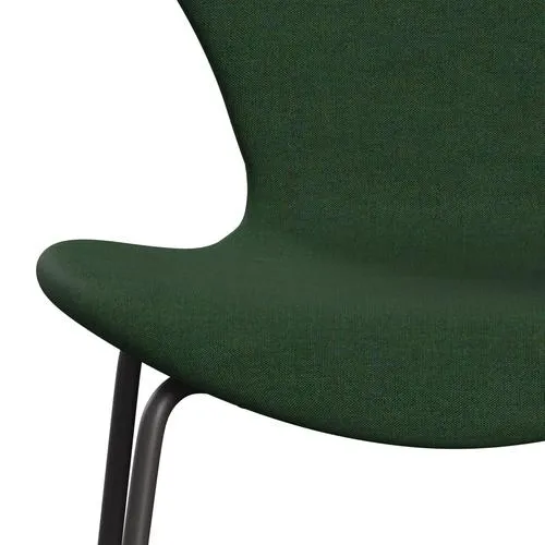 Fritz Hansen Series 7™ Chair Full Upholstery, Warm Graphite/Remix Grass Green