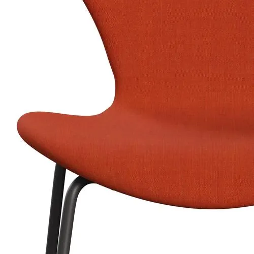 Fritz Hansen Series 7™ Chair Full Upholstery, Warm Graphite/Remix Orange