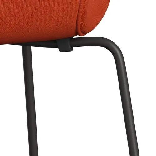 Fritz Hansen Series 7™ Chair Full Upholstery, Warm Graphite/Remix Orange