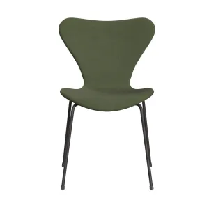 Fritz Hansen Series 7™ Chair Full Upholstery, Warm Graphite/Steelcut Trio Soft Green